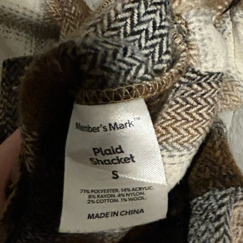 plaid shacket - Picture 4 of 4